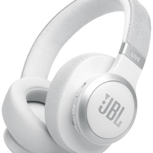 Auscultadores Live 770NC Bluetooth Noise Cancelling (Branco) - JBL