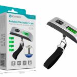 Balança Digital Portátil Novoteck JC-013 – Capacidade 50kg, Precisão 10g, Display LED, Função Tara, Sensor de Temperatura, Design Ergonômico