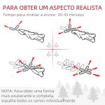 Árvore de Natal 225 cm Árvore de Natal Artificial com 980 Ramos e Suporte de Metal Árvore de Natal para Interior Verde