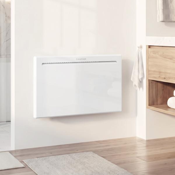 Aquecedor de Painel Inteligente 1500 W de Parede ou Independente com Temporizador Semanal, Branco