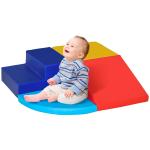Conjunto de 4 Blocos de Psicomotricidade para Crianças Blocos de Construção Brinquedo de Aprendizagem Multicor