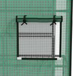 Cobertura de Substituição para Estufa 140x143x190 cm com Janela Porta Anti - UV Proteção de Plantas para Jardim Verde