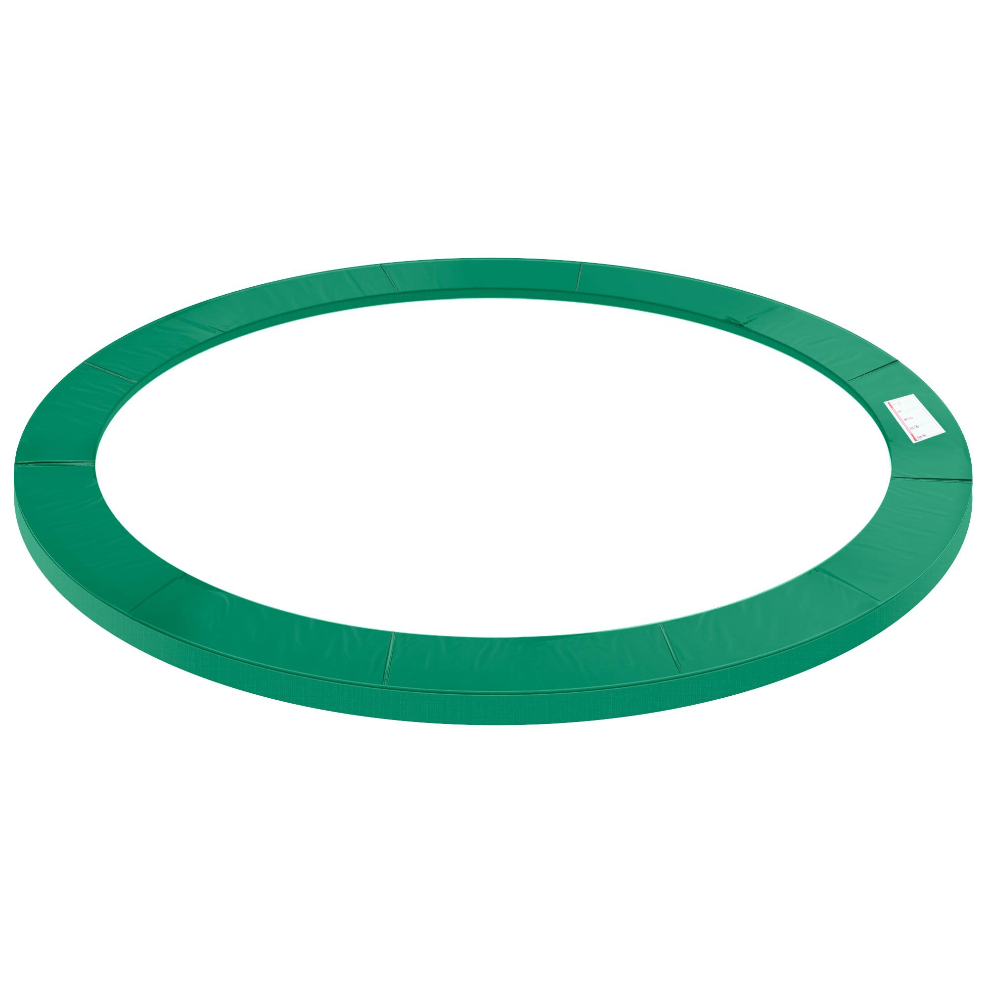 Cobertura de Proteção Ø366 cm de Borda de Trampolim Espuma de Proteção para Trampolim para Exterior Verde