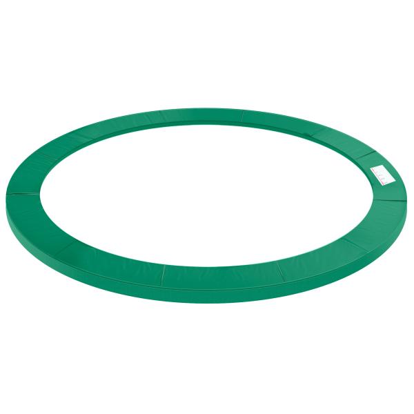 Cobertura de Proteção Ø366 cm de Borda de Trampolim Espuma de Proteção para Trampolim para Exterior Verde