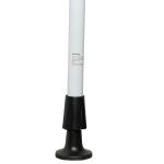 Toldo Manual Retrátil 200x150 cm com Manivela de Alumínio Ângulo Ajustável Proteção Solar para Varanda Jardim Pátio Branco