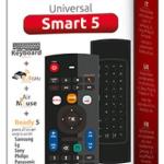 Comando Air Mouse QWERTY p/ SMART TVs SAMSUNG, SONY, LG, PHILIPS e PANASONIC - JollyLine Smart
