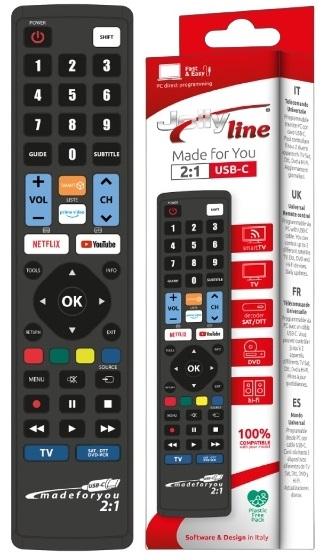 Comando Programável MADE FOR YOU 2:1 USB - C (DUAL SYSTEM PROGRAMMING) - Jolly Line
