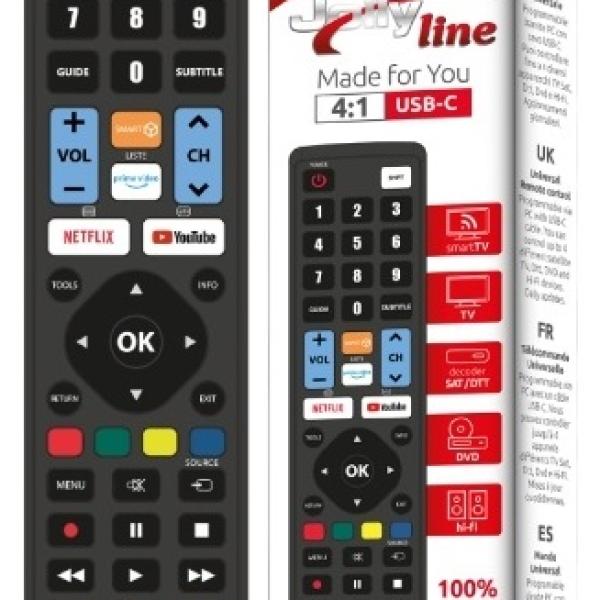 Comando Programável MADE FOR YOU 4:1 USB - C (DUAL SYSTEM PROGRAMMING) - Jolly Line