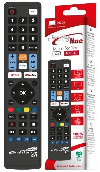 Comando Programável MADE FOR YOU 4:1 USB - C (DUAL SYSTEM PROGRAMMING) - Jolly Line