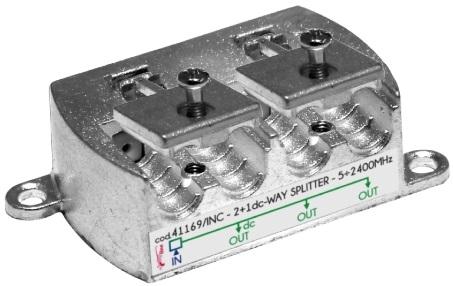 Derivador Interior 3 Saídas (5 - 2400MHz) - Jolly Line