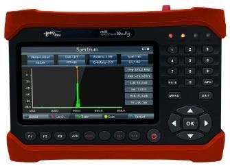 Medidor de Campo 7 Multi Sprectrum 10Bit p/ Sinais Terrestres, Cabo, Satélite e CCTV - Jolly Line