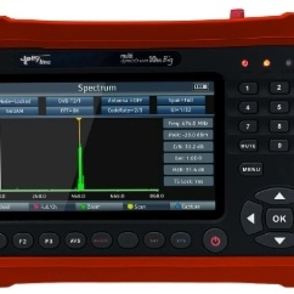 Medidor de Campo 7 Multi Sprectrum 10Bit p/ Sinais Terrestres, Cabo, Satélite e CCTV - Jolly Line