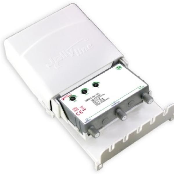 Amplificador de Mastro 2 Entradas / 1 Saída F c/ Filtro LTE 5G - JollyLine