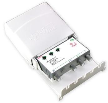 Amplificador de Mastro 2 Entradas / 2 Saídas F c/ Filtro LTE 5G - JollyLine