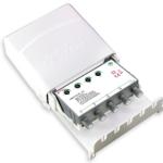 Amplificador de Mastro 4 Entradas / 1 Saída F c/ Filtro LTE 5G - JollyLine