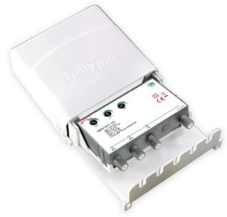 Amplificador de Mastro 3 Entradas / 1 Saída F c/ Filtro LTE 5G - JollyLine