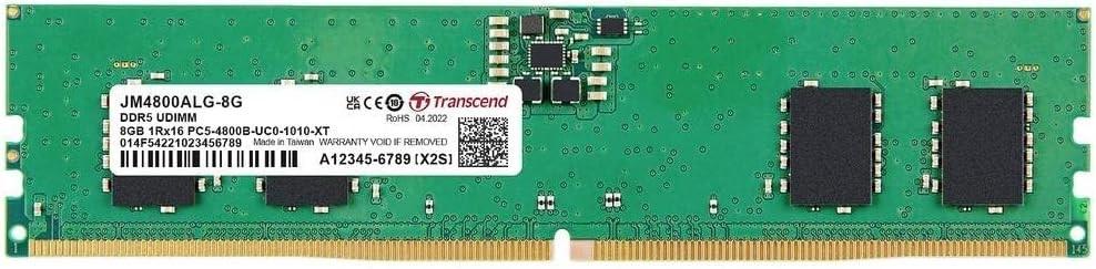 Memória RAM JetRam 8GB (1x 8GB) DDR5 4800 MHz ECC - TRANSCEND
