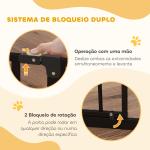 Barreira de Segurança para Cães Extensível para Escadas e Portas 75 - 115 cm com 2 Extensões e 10 - 20 cm Altura 76 cm Preto