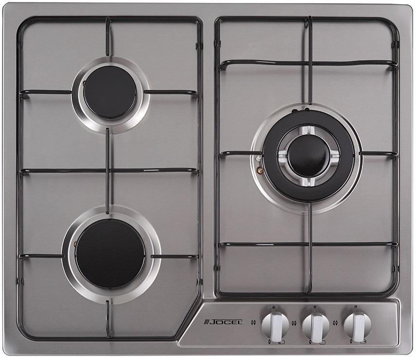 Placa 3 Bocas a Gás 580x500mm (Inox) - JOCEL