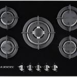 Placa 5 Bocas a Gás 700x540mm (Preto) - JOCEL