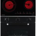 Pack Forno Elétrico 70L + Placa Vitrocerâmica 4 Zonas (Preto) - JOCEL