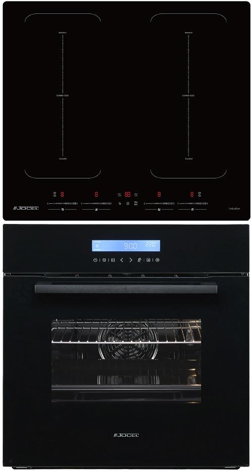 Pack Forno Elétrico 70L + Placa de Indução 4 Bocas (Preto) JPK4EI200389 - JOCEL
