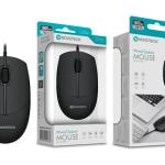 Rato Óptico NOVOTECK JS - 005 com Fio Office - 1600 DPI, Ergonómico, Plug - and - Play