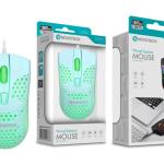 Rato Óptico Verde Mini - Perfurados com Fio JS - 007