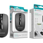 Rato Sem Fios Silencioso NOVOTECK JS-008 - Ultrafino, Clique Silencioso, Receptor Nano