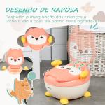 Bacio para Bebé de Aprendizagem Bacio para Criança de 6 - 36 Meses em Forma de Raposa 35,5x35x23 cm Rosa