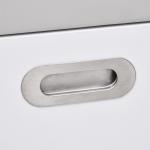 Sapateira com Assento Acolchoado Carga máxima de 120kg MDF 80x30x43cm Branco
