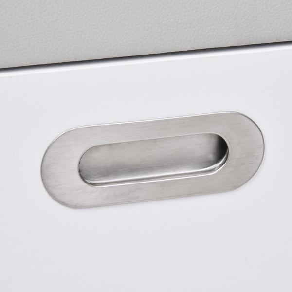 Sapateira com Assento Acolchoado Carga máxima de 120kg MDF 80x30x43cm Branco