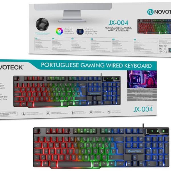 Teclado Gaming RGB (PT) - NOVOTECK