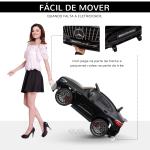 Carro Elétrico Infantil Mercedes AMG 12V com Controle Remoto Música Luzes Abertura da Porta Passeio para Crianças 3 - 5 Anos Preto 115x70x55 cm