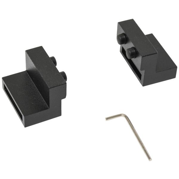 Conjunto de ferragens para porta deslizante dupla Suporta 90 kg 200 cm de comprimento Preto
