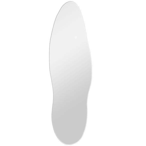 Espelho de Pé com Luzes LED 40x120 cm Espelho de Parede com Iluminação em 3 Cores Função de Memória e Controlo Tátil Transparente