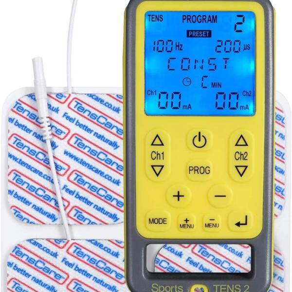 Eletroestimulador Muscular Sport Tens 2 (Cinzento/Amarelo) - TENSCARE