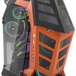 Caixa ATX K1 (Preto/Laranja) - DARKFLASH