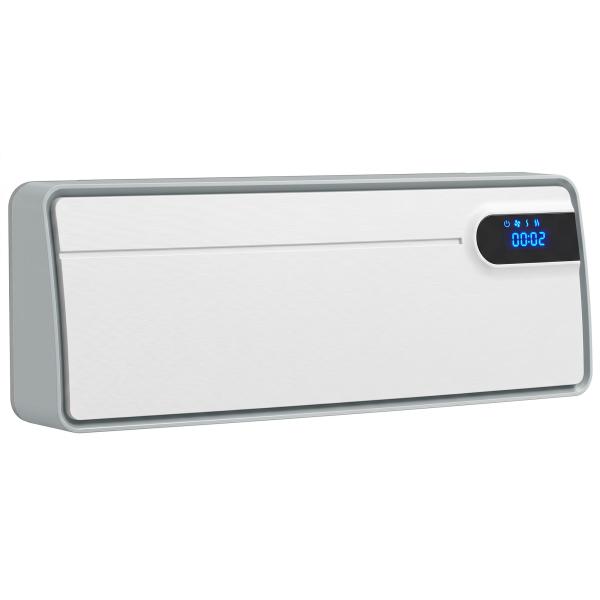 Aquecedor Elétrico Cerâmico de Parede 2000 W com Wi - Fi, 3 Modos, Ecrã LED, Temporizador e Comando à Distância, Branco