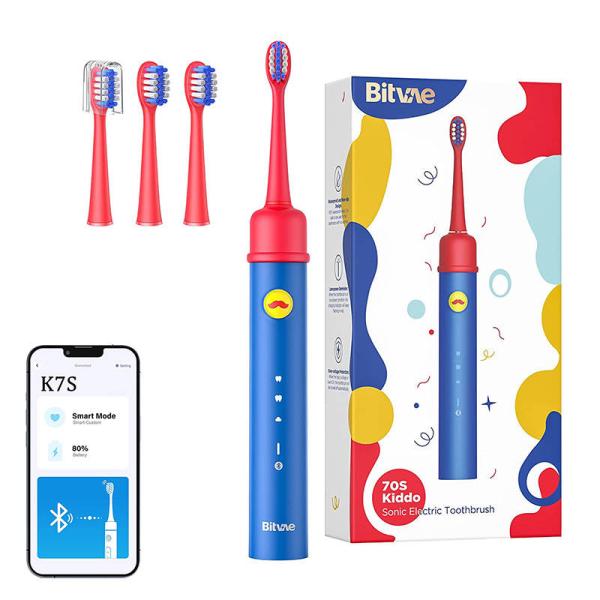 Escova de Dentes Eléctrica BVK7S p/ Crianças (Azul) - BITVAE