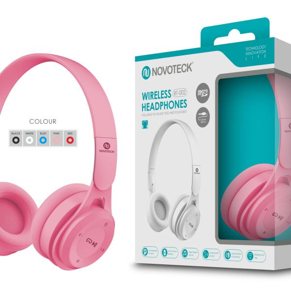 Auscultador Bluetooth Cor Da Rosa BT - 002