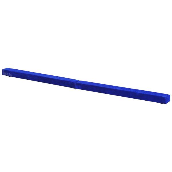 Barra de Equilíbrio Ginástica Dobrável 210 cm Barra de Ginástica Artística para Crianças Iniciantes e Ginastas 210x10x6,5 cm Azul