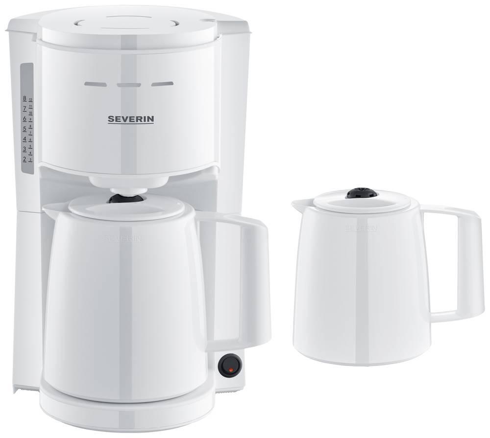 Máquina de Café de Filtro KA 9309 c/ 2 Jarros (Branco) - SEVERIN