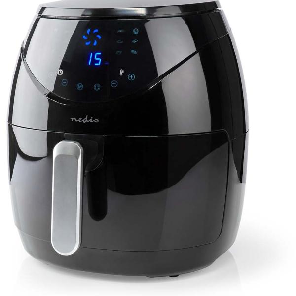 Fritadeira a Ar Quente XL 4,6L 1500W (Preto) - NEDIS