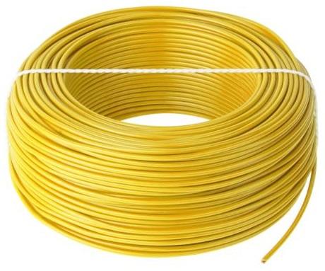 Bobine Fio Eléctrico Multifilar 0,5mm² H05V - K Amarelo (100 mts)