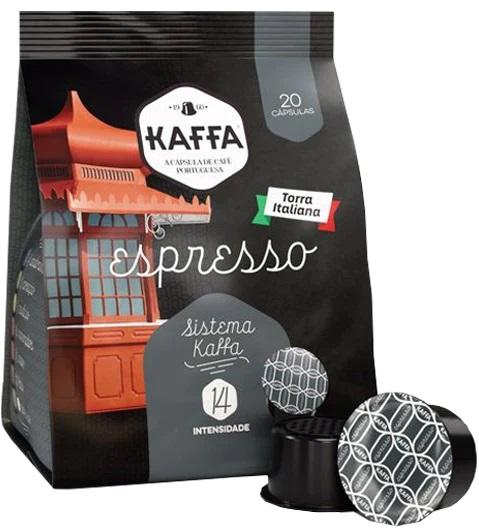 Emb. 20x Cápsulas Kaffa Espresso: Torra Italiana - Intensidade 14