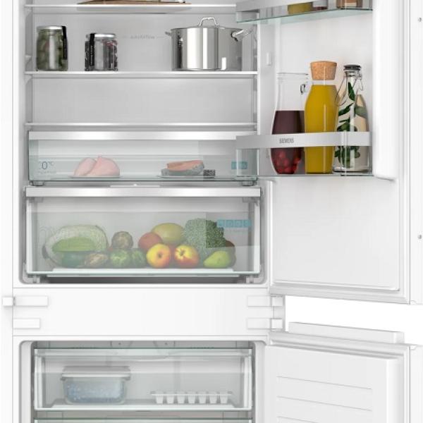 Frigorífico Combinado de Encastre iQ300 KB96NVSE0 383L No Frost (Branco) - SIEMENS