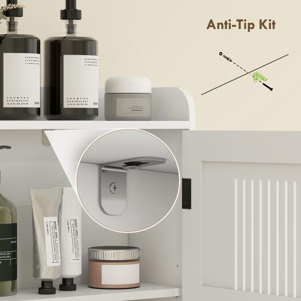 Armário sobre Sanita com Prateleira Ajustável 2 Portas Suporte para Papel Higiênico Armário para Máquina de Lavar 80x19,5x170 cm Branco