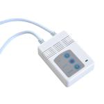 Tela de Projeção Elétrica Portátil Universal 84" 4:3 com Controlo Remoto Suspensa na Parede 171x130 cm Branco