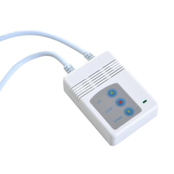 Tela de Projeção Elétrica Portátil Universal 84" 4:3 com Controlo Remoto Suspensa na Parede 171x130 cm Branco